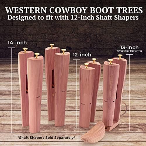Houndsbay Western Cedar Bot Tree para botas de caubói e botas ocidentais para homens e mulheres