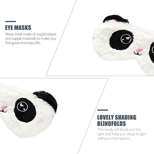 Doitool Kids Mask máscara de seda máscara máscara máscara de máscara de olho de animal para dormir capa para dormir: 2pcs