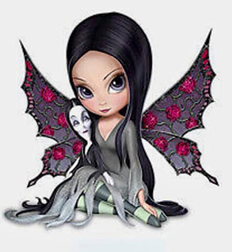 ABCHraflart: Fairy Munsters Lily-Vampire com Lily Doll Diamond Painting !! - EUA! - 12 x12 ou 16 x16 - pintura por kit de número!