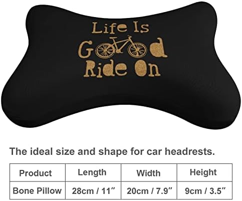 Almofada de bicicleta fria travesseiro de pescoço de 2 PCs Local de pescoço de cabeça respirável