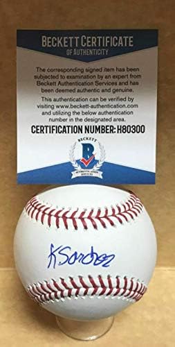 LOLO Sanchez Pittsburgh Pirates assinou autografado M.L. Baseball Beckett H80300