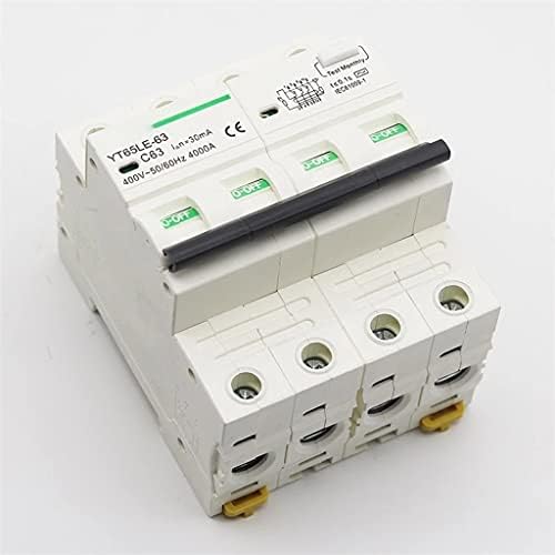 Houkai tipo A Eletromagnético RCCB Classe B 2p 63a Circuito de corrente residual Breaker 2p AC RCBO Protetor de