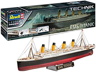 Revell RV00458 RMS Titanic - Kit de modelo Technik, sem pintura