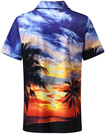 Camisa de praia fúngica masculina Aloha Tropical Party camisas