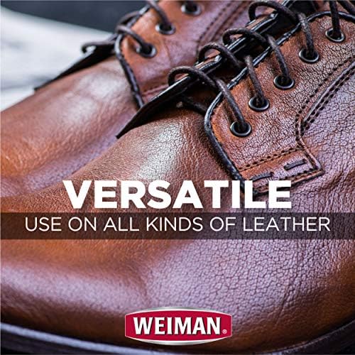 Limpador de couro Weiman e condicionador para móveis - 12 onças - 2 pacote - proteção ultra violeta ajuda a evitar rachaduras