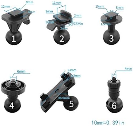 Sara-U Cartion Cup para cames portador de video de vídeo Recorder em pára-brisa 6 tipos