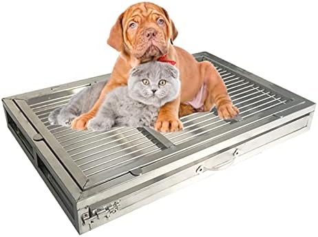 Caixa de areia de cachorro Horv Metal Potty Trainer Pet Potty Home Pad Pont