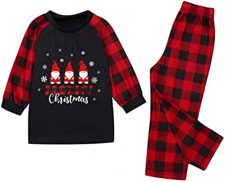 Pijamas da família XBKPLO Roupa de Natal Combinante, Christmas Loungewear para Família Match Pijamas Família Match de