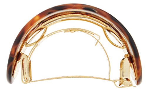 France Luxe Cutout Oval Ponytail Barrette - África