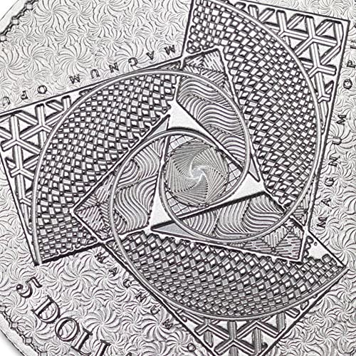 2022 1 oz tokelauan prata magnum opus moeda brilhante não circulada com certificado de autenticidade $ 5 estado de hortelã