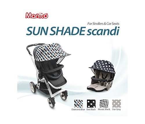 Manito Sun Shade para carrinhos e assentos de carro - Scandi UPF 50+
