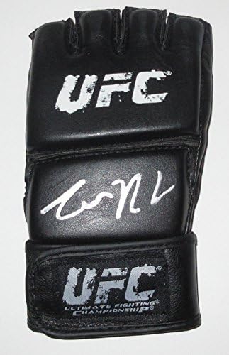 Conor McGregor autografou o Treinamento do UFC luva de luta com provas, imagem da assinatura de Conor para nós, Ultimate Fighting