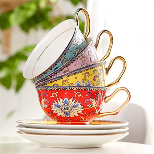 Liuzh Casal Style Coffee Cup Copo Caixa de presente sofisticada Presente criativo Presente de casamento Novo presente de presente