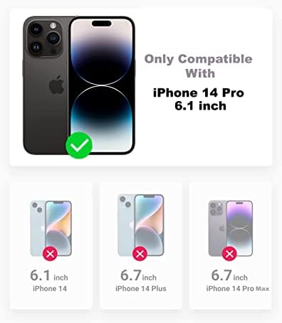 Houmt magnético iphone 14 pro estojo de capa compatível com magsafe iphone 14 pro estojo interno de ímãs embutidos à prova