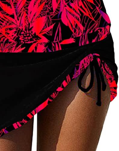 Rekita Sexy Tankini Swimsuits com saia 2 peças de roupas de banho colorido de roupas de banho para mulheres