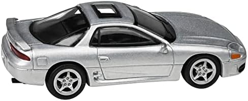 3000GT GTO Silver Metallic com teto solar 1/64 Modelo Diecast Model By Paragon Models PA-55139