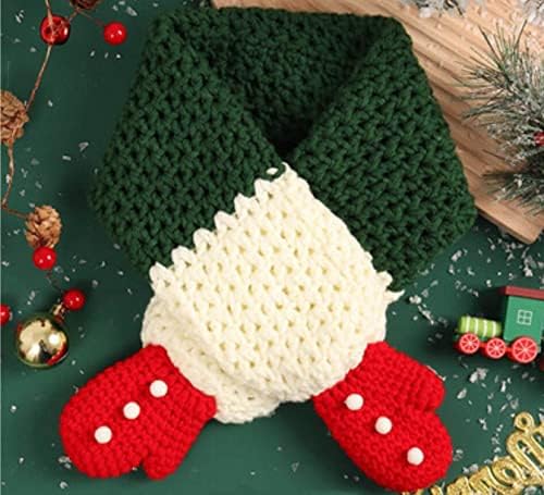 Amigurumi fácil: 1 Definir kit de tricô de crochê de lenço de lenço de Natal, inclui fios de crochê, gancho e agulhas