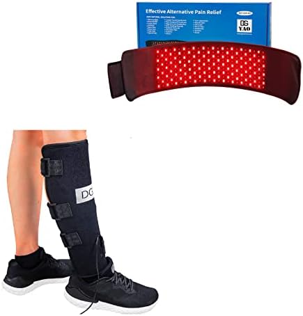 Haiyue Red Light Therapy Dispositário, Cinturão de terapia de luz infravermelha próxima para a cintura da cintura traseira Alívio do