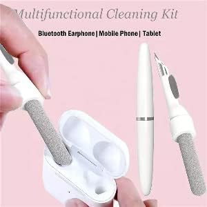 Ferramenta de limpeza de escova de caneta para fones de ouvido multifuncional