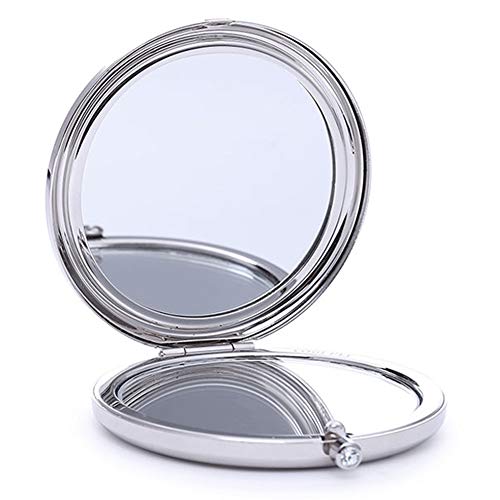 Portátil dobramento portátil portátil makeup espelho personalidade de moda criativa presente de aniversário espelho de moda pequeno espelho yang1mn