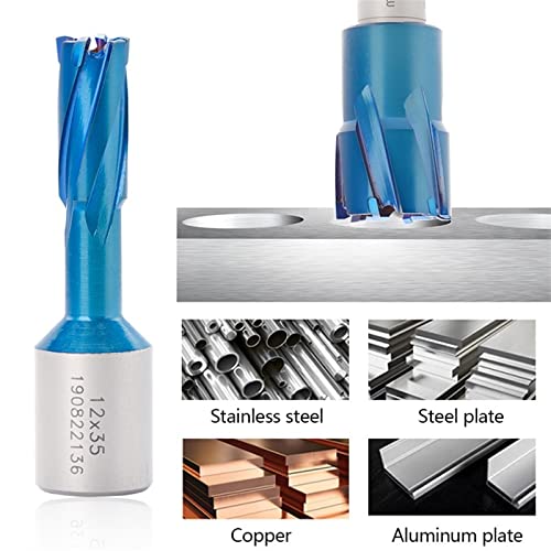 Pikis Annular Weldon Shank Magnetic Hollow Bit para broca de serra de cauda de metal azul Broca 1pcs