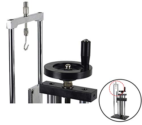 VTSYIQI Teste de parafuso Tipo espiral Teste de tensão Teste de tensão para o medidor de força sem escala digital com régua de aço vertical e horizontal carga máxima 500n Itinerário eficaz 150 mm