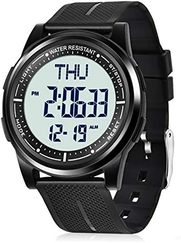 Beeasy Watch Digital Watch Waterspert With Stopwatch Alarm Countdown Dual Time, Ultra-Fhin Fhin Warransan-Exiba Digital Wrist Watches For Men Women