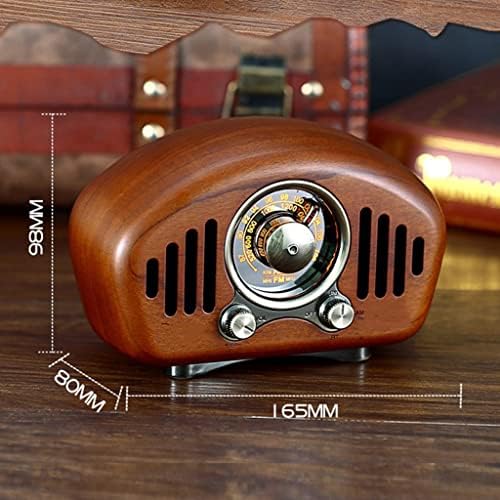 Ytyzc portátil vintage receptor de madeira Radio Radio Classic MP3 Music player Box Speaker
