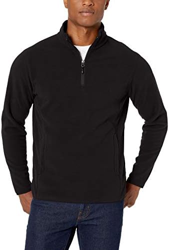 Essentials Men Quarter-Zip Polar Fleece Jacket