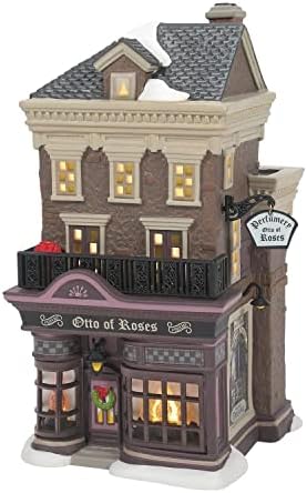 Enesco Dickens Village Otto of Roses Perfumery Light Building