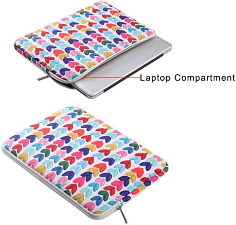 Love Hearts Caso de laptop de 13 polegadas Caixa portátil compatível com MacBook Pro Air 2020 13,3 2022 13,6 Acessórios de bolsa