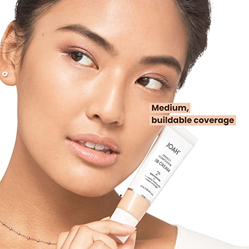 Joah Beauty Perfect Complexion BB Creme com ácido hialurônico e niaciminada, maquiagem coreana com cobertura média