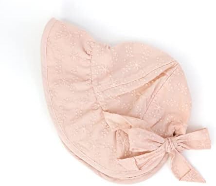 Jellytree Baby Hat Hat Brimmed Sun Bonnet Fluppy Toddler Girls Fashion Fashion Lace Lace Visor Visor Cap, 6m 12m 24m