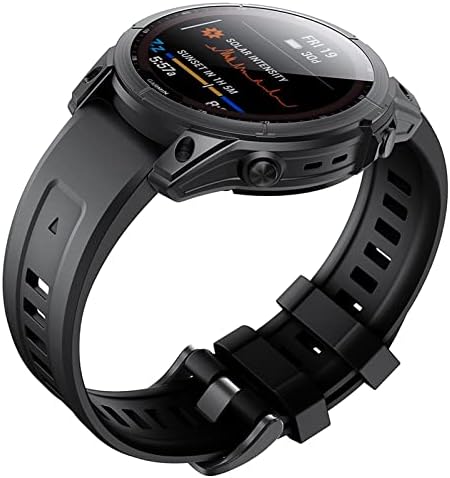 TTUCFA Silicone oficial 26 mm Redução rápida Relógio Retrap Wristrap para Garmin Fenix ​​7 7x 6 6x 5x 5 3 HR Smart Watch