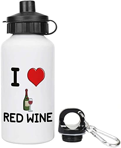 Azeeda 600ml 'I Love Wine Ring' Redicable Waters / Drinks Bottle