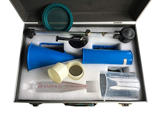 Kit de teste de pasta GLTL, hidrômetro de lama, viscosímetro de lama, funil de pântano e copo de viscosidade