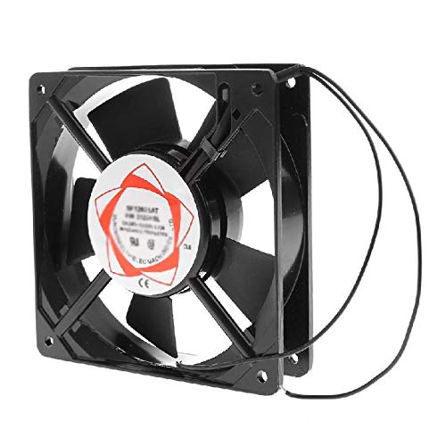 Yebdd novo mancal de manga de 120 mm 220-240V AC 2 fios de resfriamento de casos