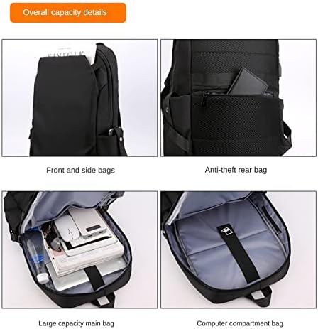 LIGHWALEFEL Multifuncional laptop Backpack Business Bolsa Casual Moda Daypack Daypack à prova d'água durável para aluno