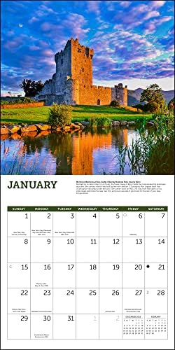 Calendário da parede do país irlandês 2023, mensalmente em janeiro-dezembro '' x 12
