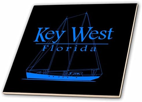 Arte de vela 3drose se você gosta de Key West Florida e estar na água. - Azulejos
