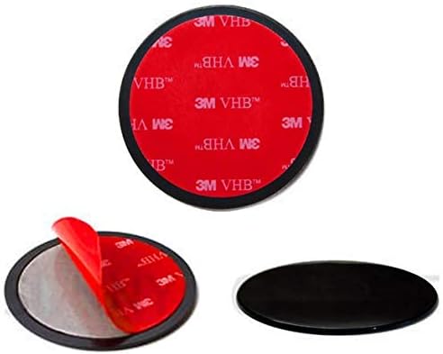 Navitech 80mm Circular Adhesive Universal Dash Disc Compatível com o uso com copos de sucção de pára -brisas compatíveis com