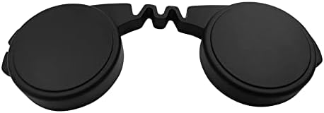 38.5-40.7mm Binocular Rainguard/ocular/tampa do olho/guard de pó/tampa do guarda dos olhos Borracha preta 38.5-40.7rg 0