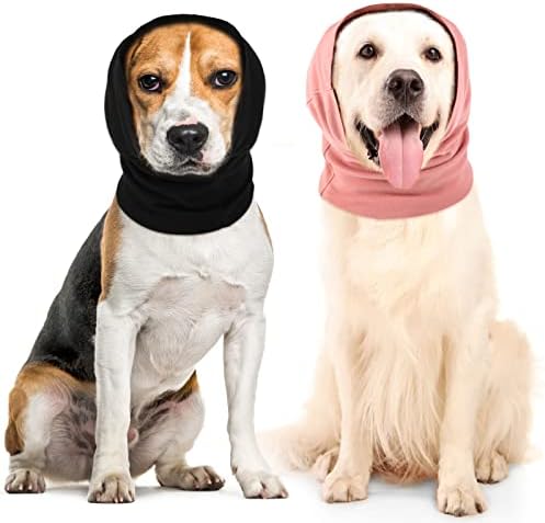 2 peças tampas de orelha para animais de estimação Orelhas para cães Proteção Pet Flap Head Wrap para ruído cancelando o pescoço