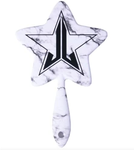Jeffree Star Cosmetics Limited Edition White Marble Soft Touch Star Hold Mirror - White Marble Star
