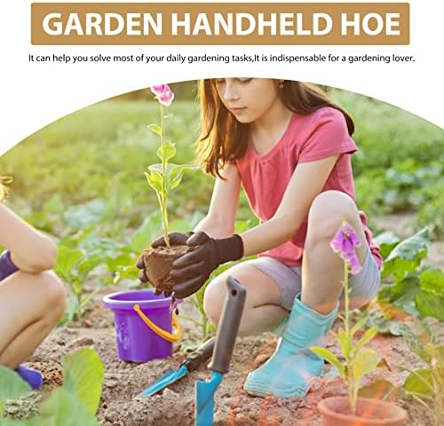 DOITOOL Jardinagem Hand Hoe Gardening Gardening Planting Hoe Handheld Tools Tools Ferramentas domésticas de enxada de ferro