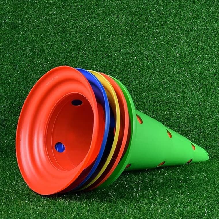 Cones de agilidade mista de PenGruili, cones de plástico esportivos para treinamento de futebol, tráfego, basquete,