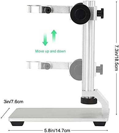 FAUUCHE JF-XUAN portátil Digital Usb Microscópio Eletrônico Stand Stand Suporte Mini Câmera Tabela Stand Stand Alumínio G600 Compatível com Soldagem de Reparação