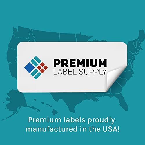 Etiqueta de etiqueta premium Etiquetas de remessa/correspondência - 4 x 2,5 - Compatível a laser/jato de tinta -, 25 folhas - 200 etiquetas adesivas totais