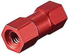 Parafuso Ocus 10pcs preto vermelho m3x15mm m310mm coluna de alumínio hexágono dois staffs fêmeas laterais 5mm Stanefs para espacadores para parafuso para rc aeroplano CNC -