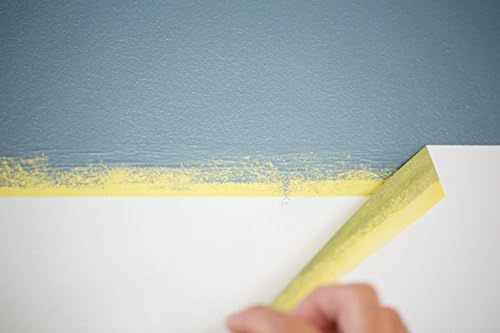Frogtape 105550 cf 160 fita de pintor de superfície delicada com pintura, 24 mm x 55m, amarelo